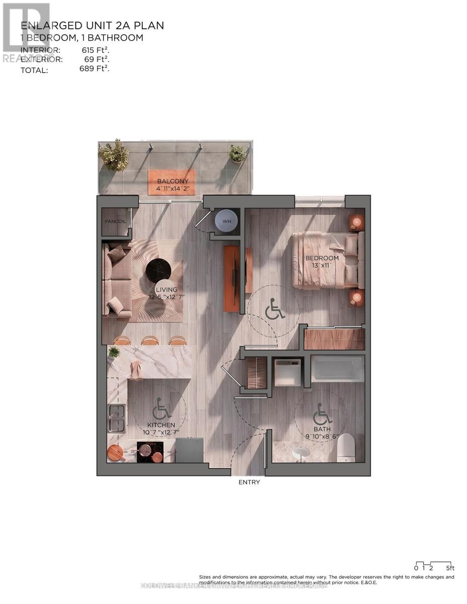 Unit 2A - 201 - 18 CENTRE STREET, Bluewater (Zurich) 4