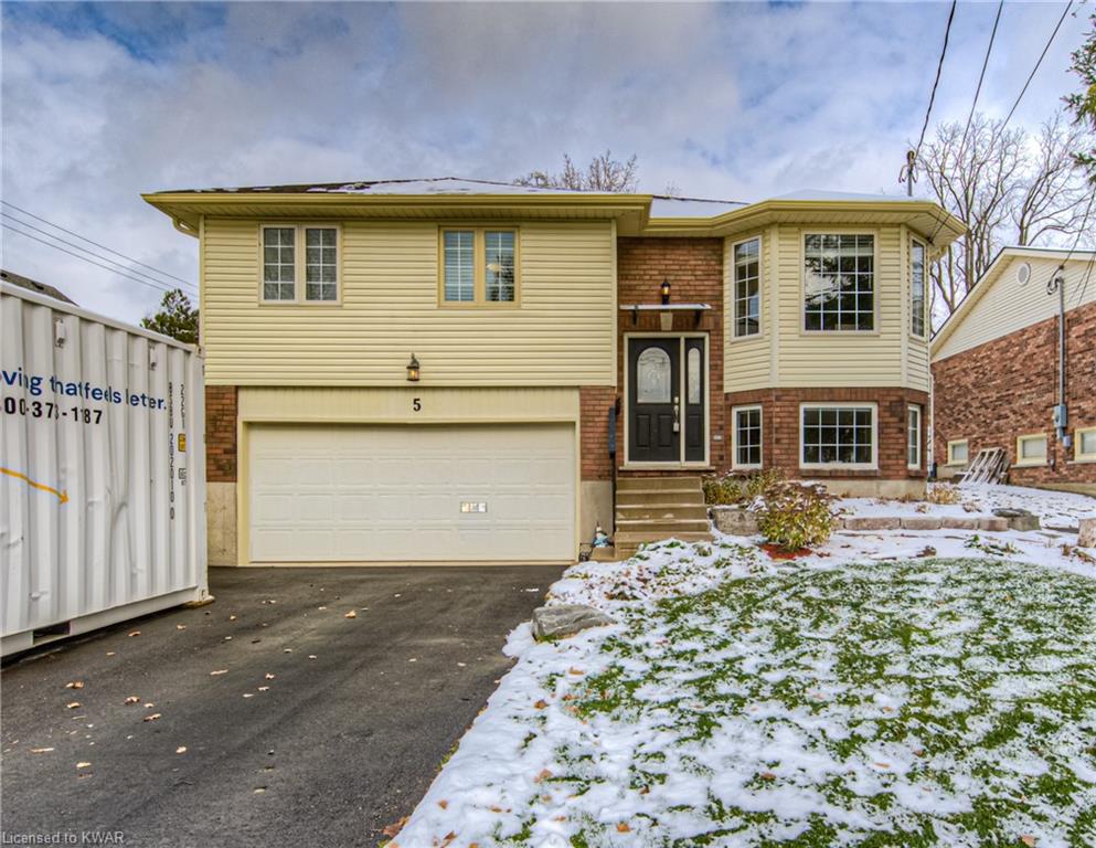 5 Hillcrest Lane, Kitchener, ON Single Family Residence For Sale